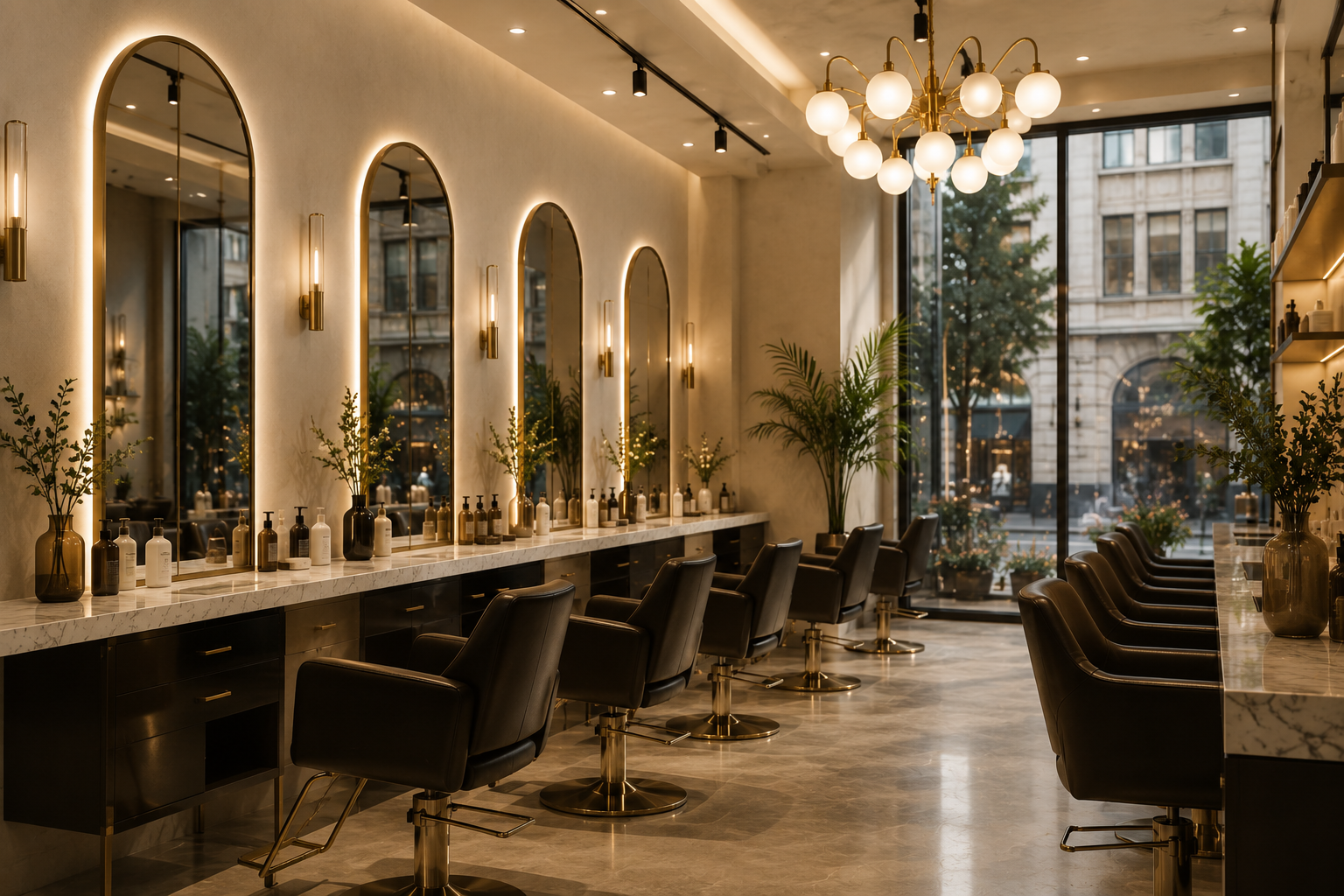 Luxury LUMÉ Salon interior